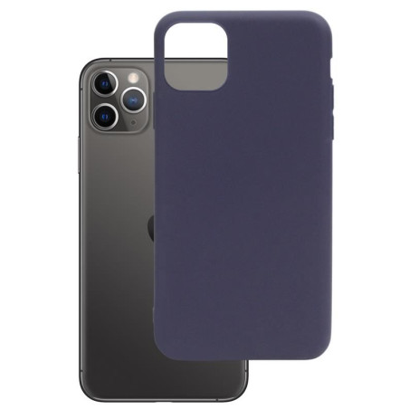 Etui Jelly Case na telefon Apple iPhone 11 Pro Max A2161 granatowe MATT