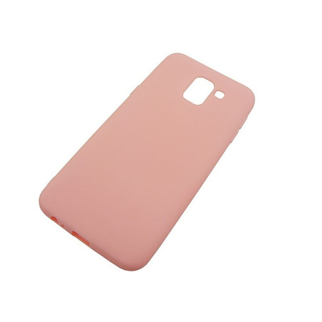 Etui Jelly Case na telefon Samsung Galaxy J6 2018 J600 jasnoróżowe MATT