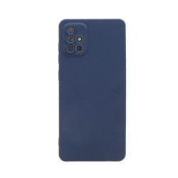 Etui Jelly Case na telefon Samsung Galaxy A71 A715 granatowe MATT