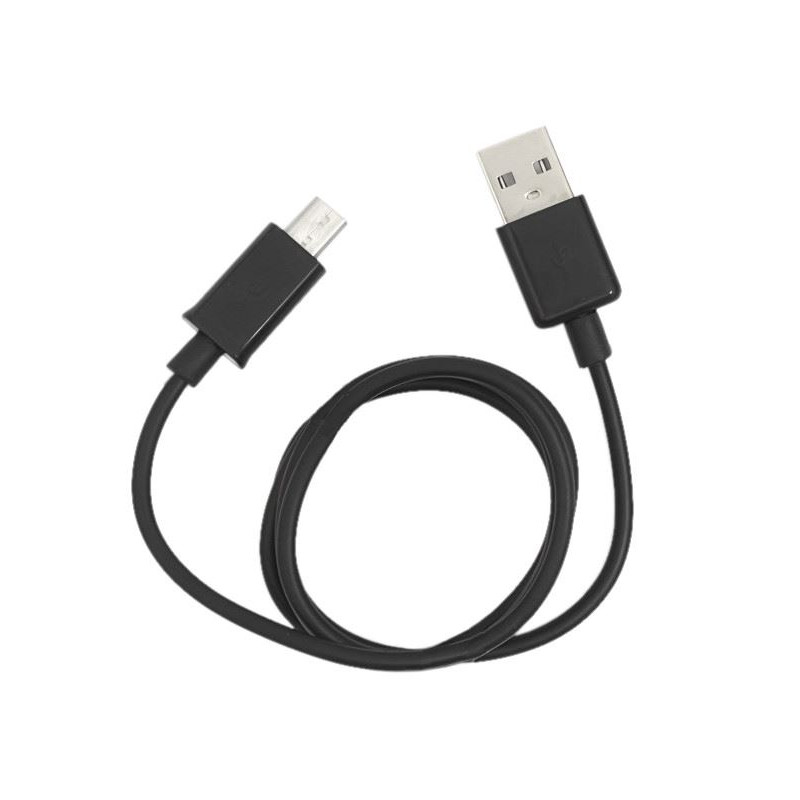 Kabel USB-A - Micro USB 0,8m czarny przewód mikro - SOLID HAMMER 8mm