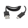 Kabel USB-A - Micro USB 0,8m czarny przewód mikro - SOLID HAMMER 8mm
