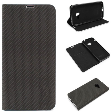 Etui Flip Vennus na telefon Samsung Galaxy XCover 4 G390 / 4S G398 czarne CARBON