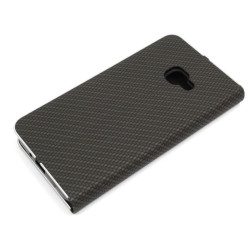 Etui Flip Vennus na telefon Samsung Galaxy XCover 4 G390 / 4S G398 czarne CARBON