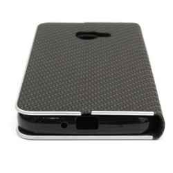 Etui Flip Vennus na telefon Samsung Galaxy XCover 4 G390 / 4S G398 czarne CARBON
