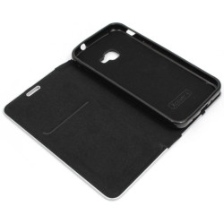 Etui Flip Vennus na telefon Samsung Galaxy XCover 4 G390 / 4S G398 czarne CARBON