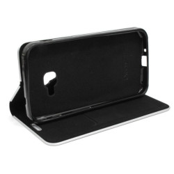 Etui Flip Vennus na telefon Samsung Galaxy XCover 4 G390 / 4S G398 czarne CARBON