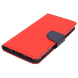 Etui Fancy Diary na telefon motorola moto g55 5G XT2435 czerwone