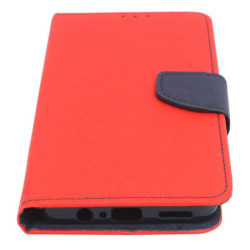 Etui Fancy Diary na telefon motorola moto g55 5G XT2435 czerwone