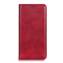 Etui Smart Lichi na telefon motorola one fusion+ XT2067 czerwone
