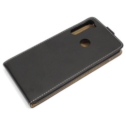 Etui pionowe z klapką SLIM FLEX na telefon motorola one fusion+ XT2067 czarne HQ
