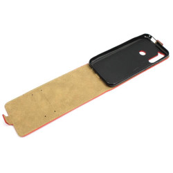 Etui pionowe z klapką SLIM FLEX na telefon motorola one fusion+ XT2067 czerwone HQ