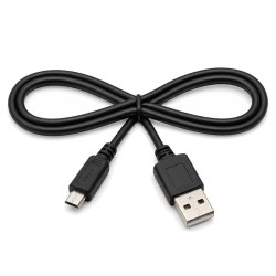 Kabel micro USB 1m czarny - USB-A 2A USB 2.0
