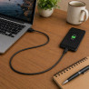 Kabel micro USB 1m czarny - USB-A 2A USB 2.0
