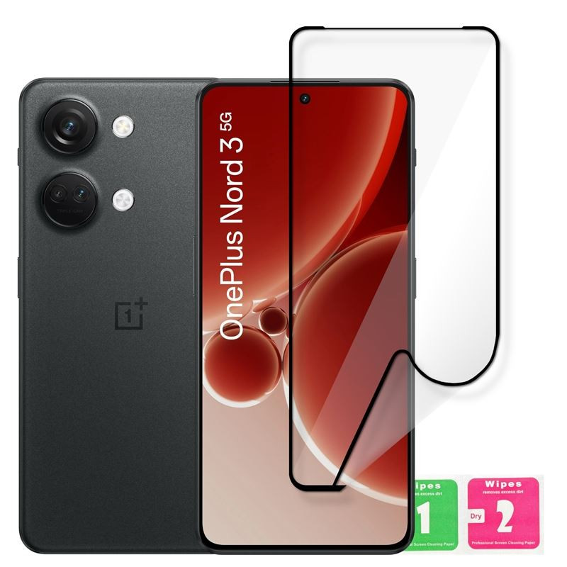 9D SZKŁO HYBRYDOWE na telefon OnePlus Nord 3 5G CPH2493 / 4 5G CPH2663