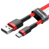Kabel USB-C Baseus Cafule 2m - nylonowy z QC 3.0