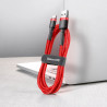Kabel USB-C Baseus Cafule 2m - nylonowy z QC 3.0