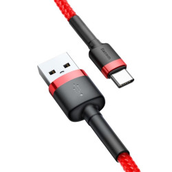 Kabel USB-C Baseus Cafule 2m - nylonowy z QC 3.0