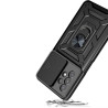 Etui Pancerne CAMSHIELD Ring na telefon Samsung Galaxy A13 4G A135 A137 czarne