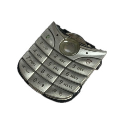 Klawiatura do telefonu motorola c650 srebrna