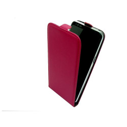 Etui pionowe z klapką SLIM FLEX na telefon Huawei Y600 różowe