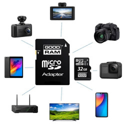 Karta pamięci microSD 32GB GOODRAM + adapter SD Class 10