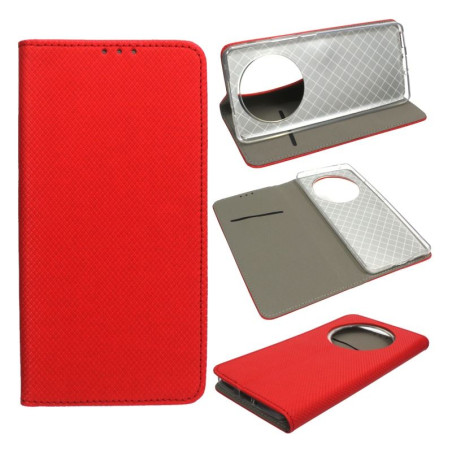 Etui Smart Magnet na telefon Realme 14 Pro 5G RMX5056 czerwone