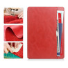 ETUI LEATHER CASE PEN na tablet Lenovo Tab P12 TB-370 / Pad Pro TB-371 12.7 cali czerwone z miejscem na rysik