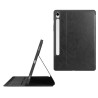 ETUI LEATHER CASE PEN na tablet Samsung Galaxy Tab S9 / Tab S9 FE / Tab S10 FE 11 / 10.9 cali czarne z miejscem na rysik