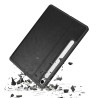 ETUI LEATHER CASE PEN na tablet Samsung Galaxy Tab S9 / Tab S9 FE / Tab S10 FE 11 / 10.9 cali czarne z miejscem na rysik