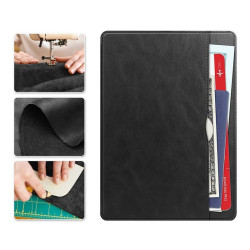 ETUI LEATHER CASE PEN na tablet Samsung Galaxy Tab S9 / Tab S9 FE / Tab S10 FE 11 / 10.9 cali czarne z miejscem na rysik