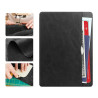 ETUI LEATHER CASE PEN na tablet Samsung Galaxy Tab S9 / Tab S9 FE / Tab S10 FE 11 / 10.9 cali czarne z miejscem na rysik