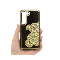 Etui TEDDY BEAR na telefon Samsung Galaxy S25 5G S931 damskie dziewczęce na prezent urodziny święta złote