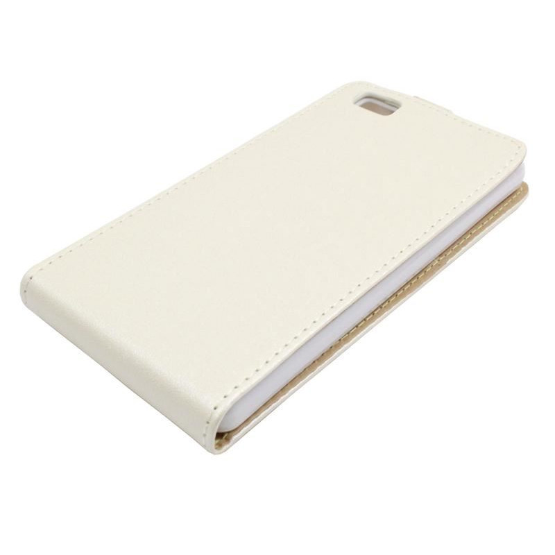 Etui pionowe z klapką SLIM FLEX na telefon Huawei P8 LITE ALE-L21 białe