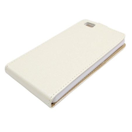 Etui pionowe z klapką SLIM FLEX na telefon Huawei P8 LITE ALE-L21 białe
