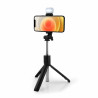 Uchwyt SELFIE STICK TRIPOD na telefon smartfon kamerę sportową GoPro + lampa pilot bluetooth długość 67cm R1S
