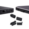 Zatyczka gniazda HDMI czarna silikonowa zaślepka