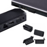 Zatyczka gniazda HDMI czarna silikonowa zaślepka
