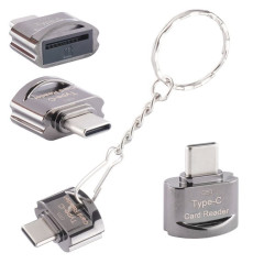 Czytnik kart pamięci microSD TF na USB-C Plug&Play