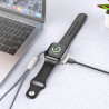 Ładowarka indukcyjna magnetyczna bezprzewodowa 2,5W BQ25 do smartwatch Apple Watch srebrna