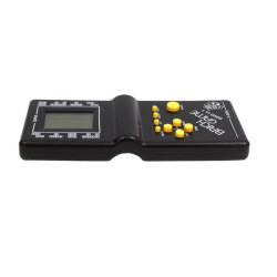Konsola retro przenośna z 12 grami Tetris - mini elektroniczna zabawa dla dzieci czarna