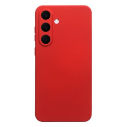 Etui Silicon Case na telefon Samsung Galaxy S25 FE 5G S731 czerwone