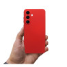 Etui Silicon Case na telefon Samsung Galaxy S25 FE 5G S731 czerwone