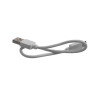 Kabel USB-C - USB krótki przewód do powerbanka 5A QC 3.0 30cm biały