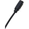 Ładowarka / kabel do ładowania smartwatch 4 PIN 2,6mm czarny przewód