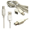 Kabel USB-A - USB-B do drukarki 3m szary