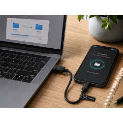 Kabel USB-C 20 cm do powerbanka - szybkie ładowanie