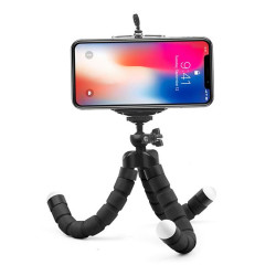 Tripod elastyczny statyw do telefonu silny i stabilny chwyt czarny
