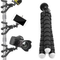 Tripod elastyczny statyw do telefonu silny i stabilny chwyt czarny