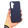 Etui Jelly Case na telefon Samsung Galaxy A54 5G granatowe matowe