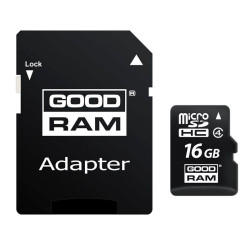Karta pamięci microSD 16GB GOODRAM + adapter SD Class 10